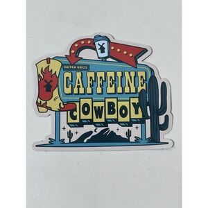 Dutch Bros AUGUST 6th 2025‎ STICKER "CAFFEINE COWBOY"🤠